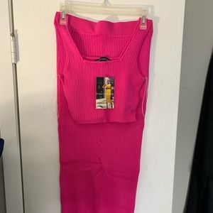 Naked Wardrobe Ribbed 2 piece set.